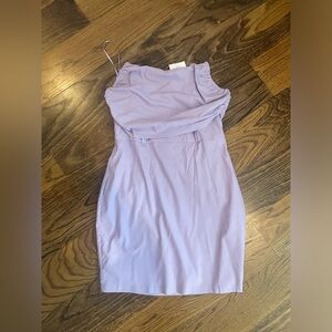 Shop Adeline mini dress purple size small, brand new with tags